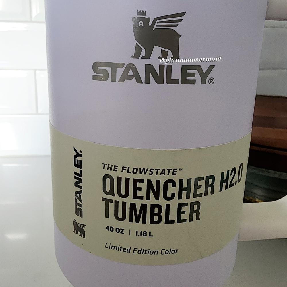 Stanley - WISTERIA (purple) - 40 oz. H2.0 Flowstate Quencher Tumbler - NWT! - Picture 5 of 7